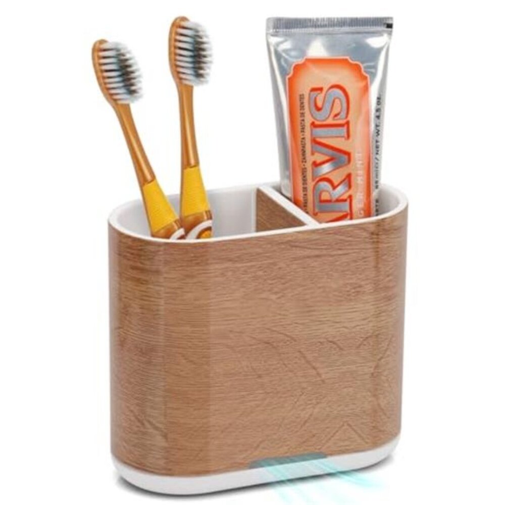 Toothbrush Holder Bathroom Organizer Electric Toothpaste Storage Caddy Kids Fami